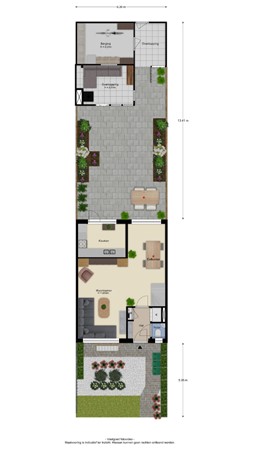 Floorplan - Nassaulaan 20, 4041 CG Kesteren
