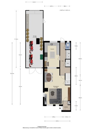 Floorplan - J R Zeemanstraat 4, 4053 JN IJzendoorn