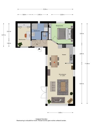 Floorplan - Rijnbandijk 111-71, 4021 AG Maurik