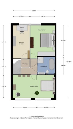 Floorplan - Maaskant 27, 4051 ED Ochten