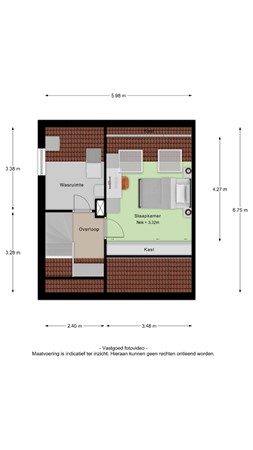 Floorplan - Maaskant 27, 4051 ED Ochten