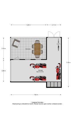 Floorplan - Burgemeester D J Pottstraat 1, 4041 VS Kesteren