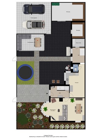 Floorplan - Spoorstraat 51, 4041 CL Kesteren