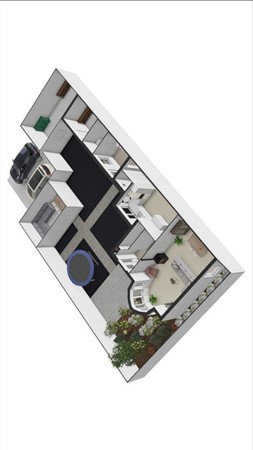Floorplan - Spoorstraat 51, 4041 CL Kesteren
