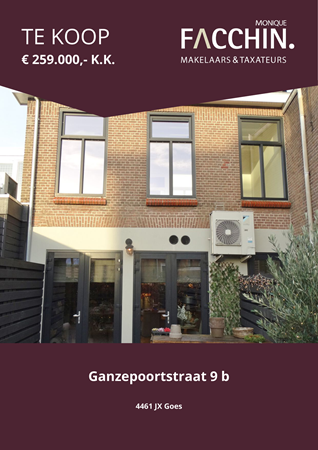 Brochure - Ganzepoortstraat 9-b, 4461 JX GOES (1) - Ganzepoortstraat 9b, 4461 JX Goes