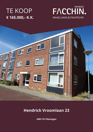 Brochure - Hendrick Vroomlaan 23, 4383 TK VLISSINGEN (1) - Hendrick Vroomlaan 23, 4383 TK Vlissingen