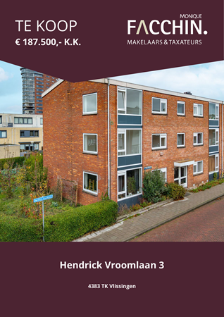 Brochure - Hendrick Vroomlaan 3, 4383 TK VLISSINGEN (1) - Hendrick Vroomlaan 3, 4383 TK Vlissingen