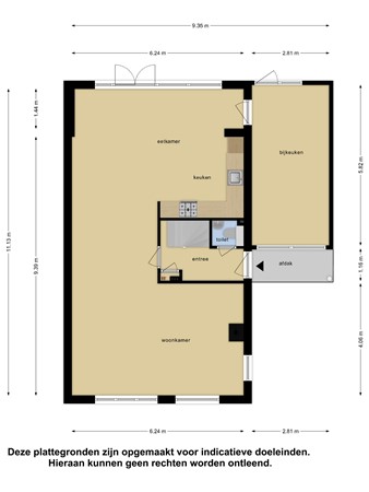 Plattegrond - Kennemerlandlaan 16, 8302 NC Emmeloord - 157450059_1505334_kenne_begane_grond_first_design_20240517_0954e7.jpg