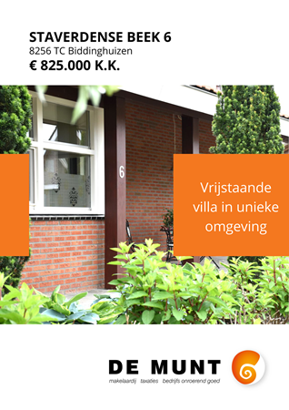 Brochure - Staverdense Beek 6, 8256 TC BIDDINGHUIZEN (1) - Staverdense Beek 6, 8256 TC Biddinghuizen