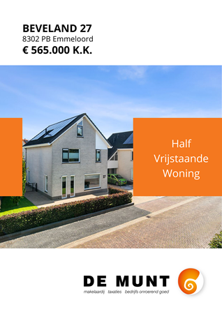 Brochure - Beveland 27, 8302 PB EMMELOORD (1) - Beveland 27, 8302 PB Emmeloord