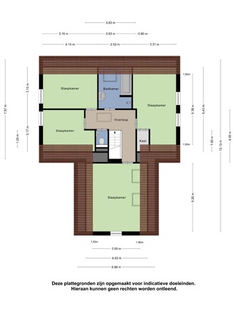 Plattegrond - Land Van Horn 4, 8302 PR Emmeloord - 167452652_1530919_land_eerste_verdiepi_first_design_20250104_704feb.jpg