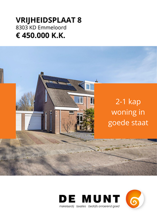 Brochure - Vrijheidsplaat 8, 8303 KD EMMELOORD (1) - Vrijheidsplaat 8, 8303 KD Emmeloord