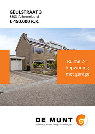 Brochure - Geulstraat 3, 8303 JA EMMELOORD (1) - Geulstraat 3, 8303 JA Emmeloord
