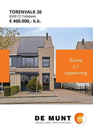 Brochure - Torenvalk 26, 8309 CS TOLLEBEEK (1) - Torenvalk 26, 8309 CS Tollebeek