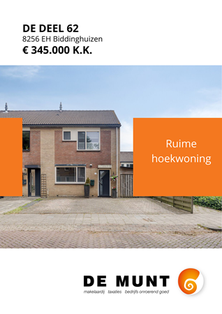 Brochure - De Deel 62, 8256 EH BIDDINGHUIZEN (1) - De Deel 62, 8256 EH Biddinghuizen