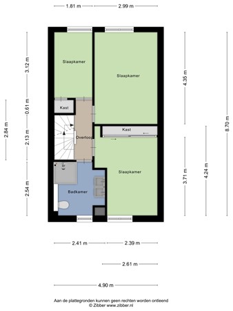 Plattegrond - De Noord 99, 8321 BE Urk - 173531425_1556294_de_no_eerste_verdiepi_first_design_20250603_9199e4.jpg