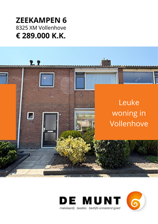 Brochure - Zeekampen 6, 8325 XM VOLLENHOVE (1) - Zeekampen 6, 8325 XM Vollenhove