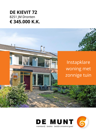 Brochure - De Kievit 72, 8251 JM DRONTEN (1) - De Kievit 72, 8251 JM Dronten