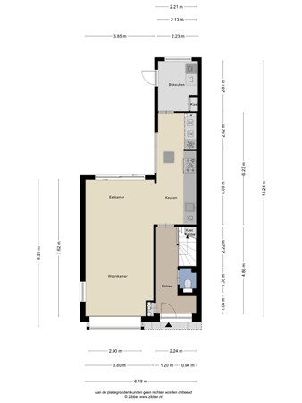 Plattegrond - Hendric Stevinlaan 36, 8302 AV Emmeloord - 175871467_1573231_hendr_begane_grond_first_design_20250819_1f895d.jpg