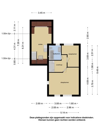 Plattegrond - Graafschap 3, 8302 KN Emmeloord - 81235173_graafschap_3_1e_verdieping_first_design_20200708021823.jpg