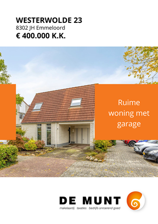 Brochure - Westerwolde 23, 8302 JH EMMELOORD (1) - Westerwolde 23, 8302 JH Emmeloord