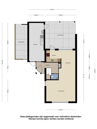 Plattegrond - Kampereiland 12, 8302 KV Emmeloord - 165271070_1526373_kampe_begane_grond_first_design_20241109_b25c9f.jpg