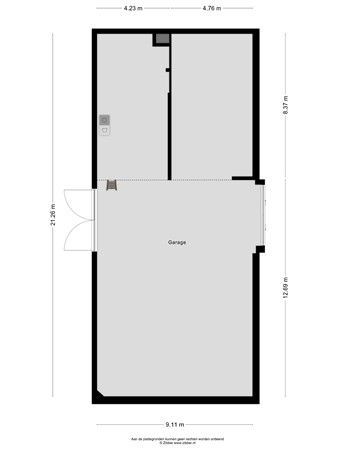 Plattegrond - Voorsterweg 8-1, 8316 PS Marknesse - 180109072_1595361_voors_garage_first_design_20251206_49bbe1.jpg