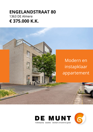 Brochure - Engelandstraat 80, 1363 DE ALMERE (1) - Engelandstraat 80, 1363 DE Almere