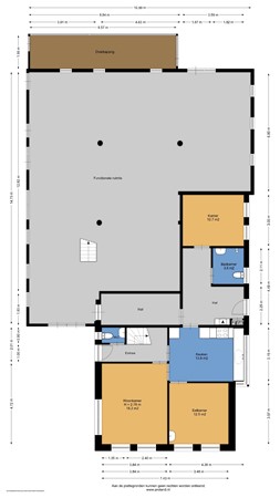 Floorplan - Zandhuizerweg 53, 8389 TC Zandhuizen