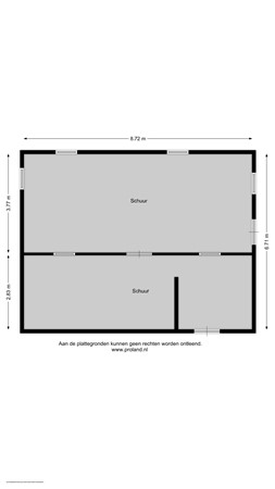 Floorplan - Zandhuizerweg 53, 8389 TC Zandhuizen