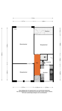 Schrijverspark 105, 3901 PE Veenendaal - Appartement 2D