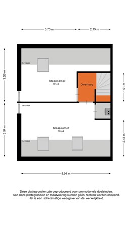 Van Hogendorpstraat 8, 3904 HE Veenendaal - Tweede verdieping