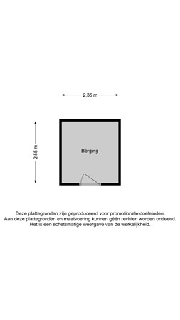 Brouwersgracht 61, 3901 TK Veenendaal - Berging - 2D