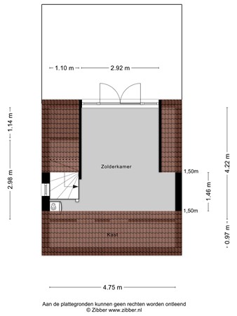 Lunenburg 6, 3904 JN Veenendaal - Tweede verdieping - 2D