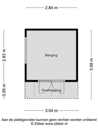 Lunenburg 6, 3904 JN Veenendaal - Berging - 2D