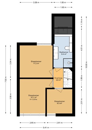 Rossiniweg 53, 3906 CE Veenendaal - Eerste verdieping - 2D