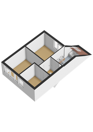 Rossiniweg 53, 3906 CE Veenendaal - Eerste verdieping - 3D