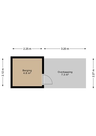 Rossiniweg 53, 3906 CE Veenendaal - Berging - 2D