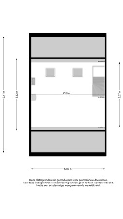 Kogge 12, 3904 SW Veenendaal - Zolder - 2D