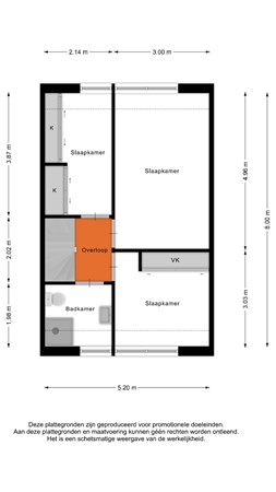 Lucretia van Merkenlaan 37, 3906 WC Veenendaal - Eerste verdieping - 2D