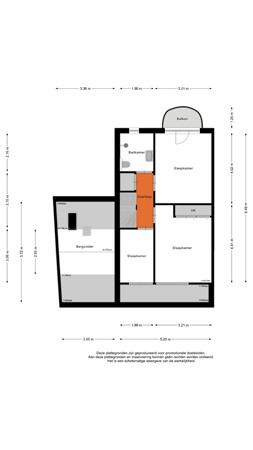 Middellaan 141, 3904 LG Veenendaal - Eerste verdieping - 2D