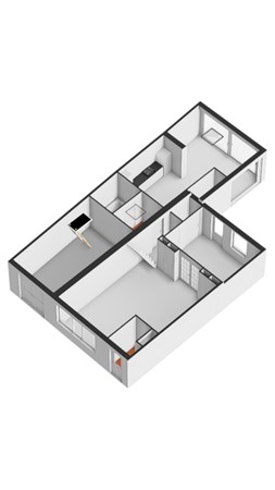 Middellaan 141, 3904 LG Veenendaal - Begane grond - 3D