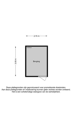 Vrekenhorst 64, 3905 VM Veenendaal - Berging - 2D