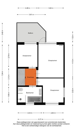Prauw 32, 3904 ZV Veenendaal - Eerste verdieping - 2D