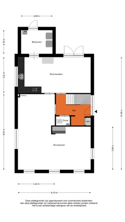 Clematis 26, 3904 LR Veenendaal - Begane grond - 2D