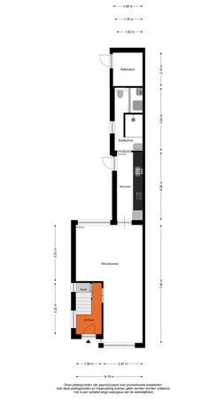 P.H. van Rijnstraat 1, 3904 HG Veenendaal - Begane grond - 2D