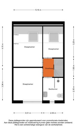 Goudvink 109, 3906 AK Veenendaal - Eerste verdieping - 2D