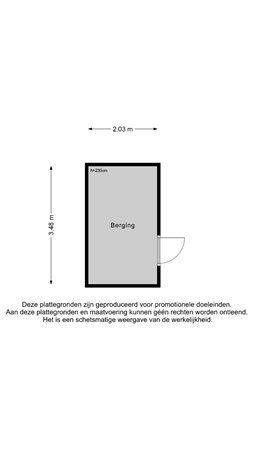 Spaarne 15, 3904 NE Veenendaal - Berging - 2D
