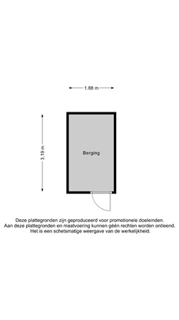 Hisveltplein 92, 6826 LJ Arnhem - Berging - 2D