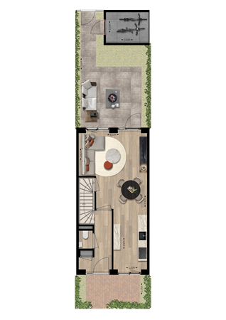 Boekbinder 7, 3903 BK Veenendaal - 2024-0099_Beganegrond_09-02-2026.png